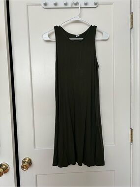 Old navy - Sleeveless Swing Dress - Olive Green XS